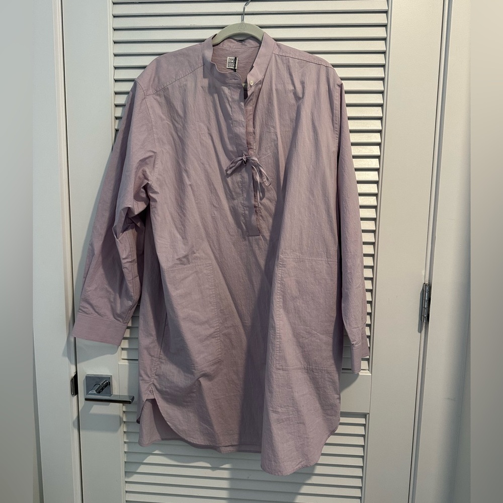 Toteme Lavender Button-Up Shirt